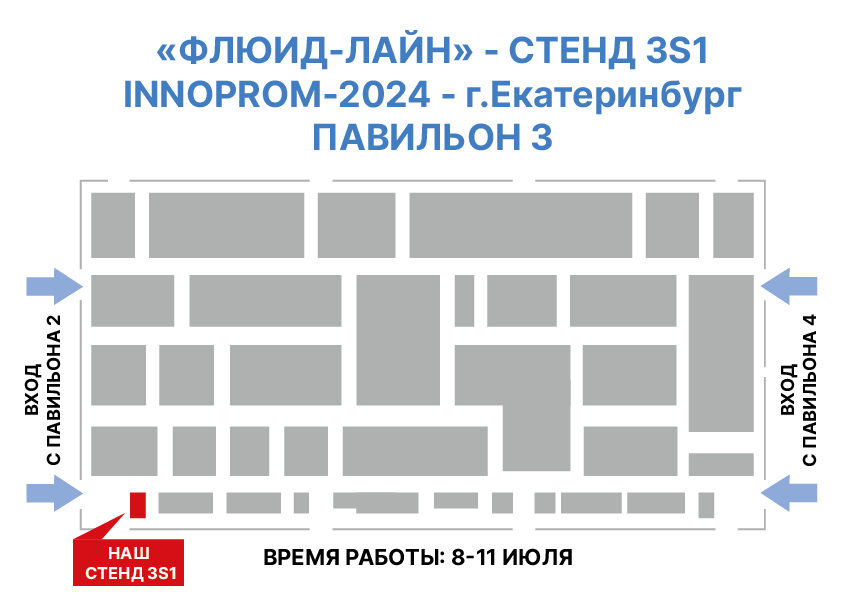 Схема расположения стенда