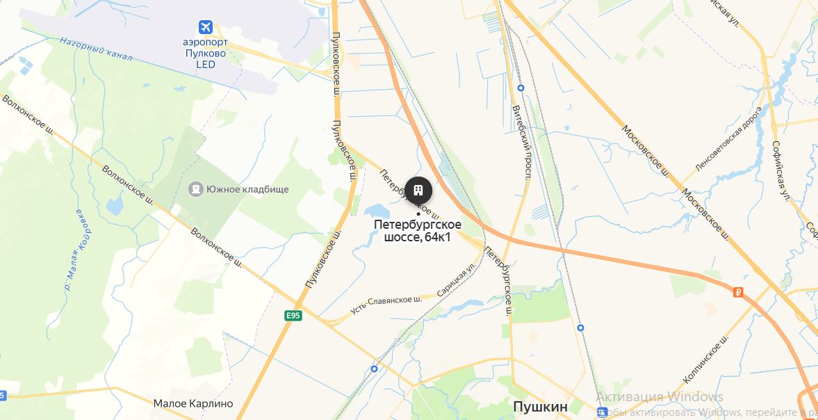 Схема расположения PERM EXPO